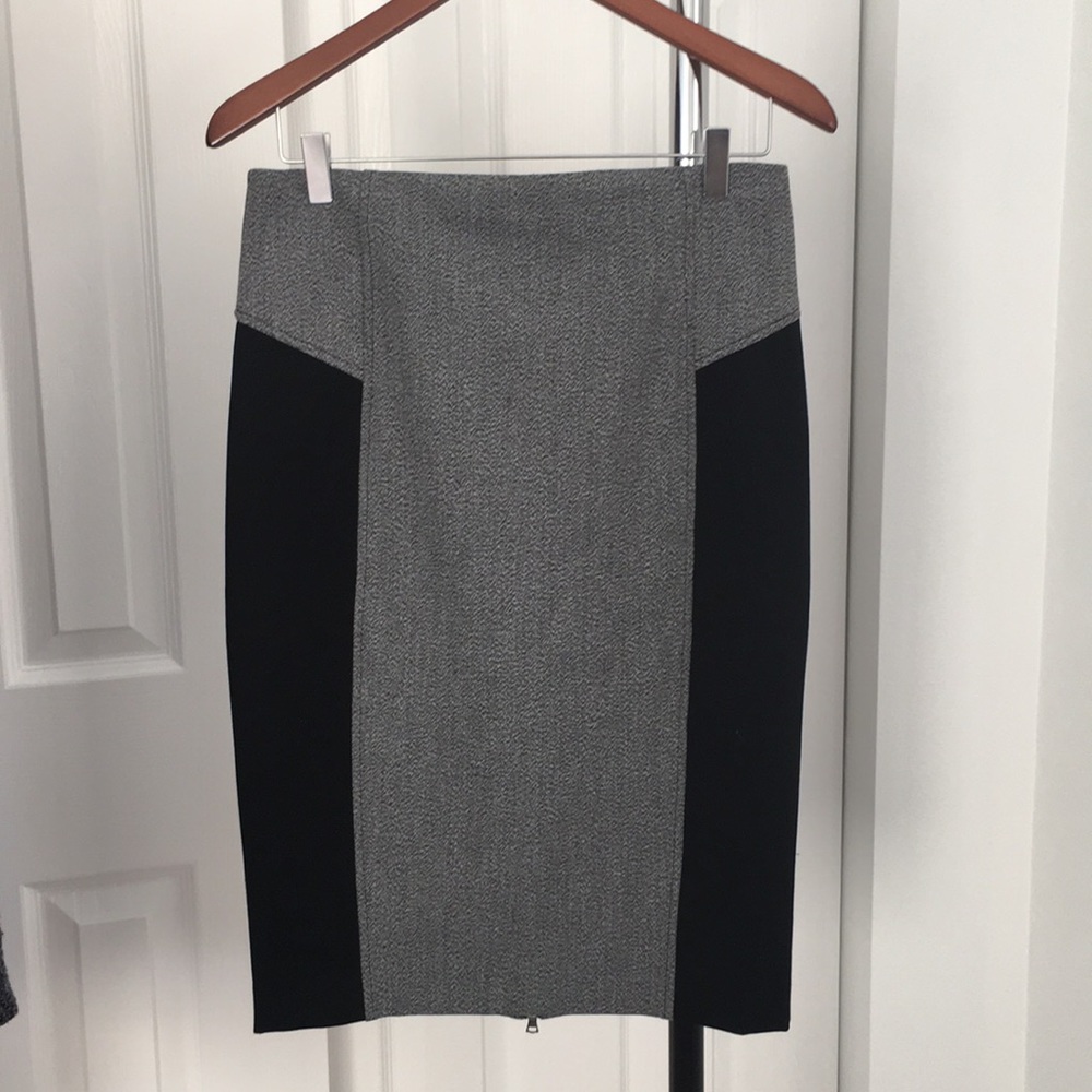 Black and grey express skirt